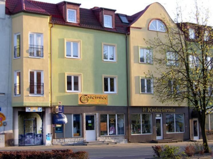 Gościniec Pan Tadeusz building on Warszawska street in Giżycko